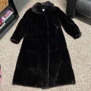 Vintage 1982 ankle length mink coat